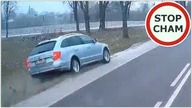 Skodą a czołówkę z BMW - zaliczył pobocze #954 Wasze Filmy