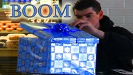 Speaker in a Box Prank Tom Mabe