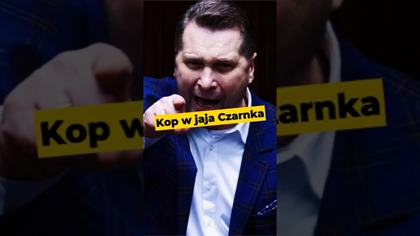 Piękny kop w jaja Czarnka! #Komorski #Czarnek #polityka #Polska #drony