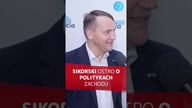 SIKORSKI OSTRO O POLITYKACH ZACHODU - Radosław Sikorski #shorts