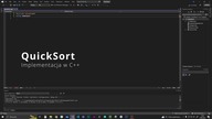 Implementacja QuickSort C++