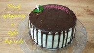 Jak zrobić drip cake.  Torcik cytrynowy w stylu drip cake (bez cukru)