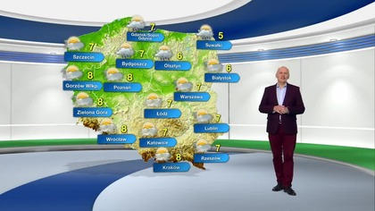 Prognoza pogody na TVN Meteo (14. 01. 2023)