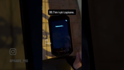 99. 7 i cyk i zapisuje.  #cycling #odchudzanie #kolarstwo