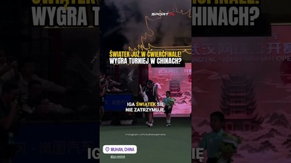 ŚWIĄTEK W ĆWIERĆFINALE PRESTIŻOWEGO TURNIEJU!