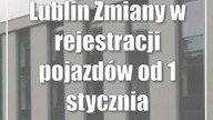 Lublin: Zmiany w rejestracji pojazdów od 1 stycznia