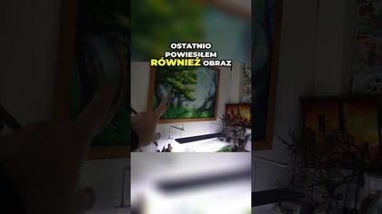 Moja najładniejsza ściana?  Nowy obraz w akwarystycznym kąciku!