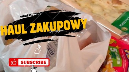 ZAKUPY W SKLEPIE BIEDRONKA I HAUL ZAKUPOWY