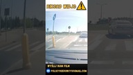 Dziwny manewr zjeżdżanie na czołówkę i rondo pod prąd #shorts #rikordwidjo #dashcam #carcrash