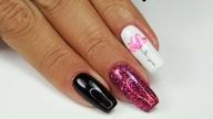 Pink holo & flowers / Bluesky Polska DK07/ AliExpress
