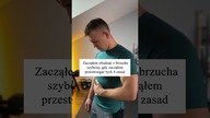 Zacząłem chudnąć z brzucha..