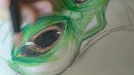 Baby Yoda drawing