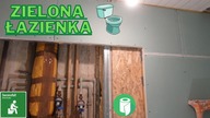 Łazienka w płytach GK.  Remont łazienki w bloku