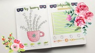 Zaplanuj ze mną marzec.  Nowe trackery, nowe strony w bullet journal | Plan With Me March