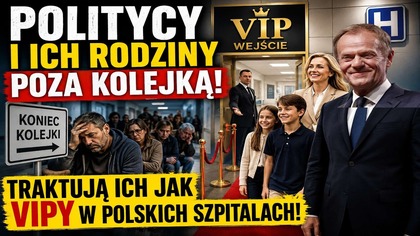 Politycy i ich rodziny poza kolejką? Traktują ich jak VIPy w polskich szpitalach!