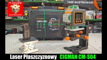 Laser Płaszczyznowy Cigman CM-S04 Zasięg 30m, Aplikacja Bluetooth, Pilot...  Jest Tego Sporo :)