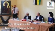 OKOPZN - Bogdan Gizdoń, III Kongres Słowiański, Kraków 16. 07. 2022
