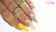 Yellow spring nails / Allepaznokcie Molly Lac