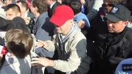 Zobacz jak młodzieżówka Platformy przywitała Jarosława Kaczyńskiego