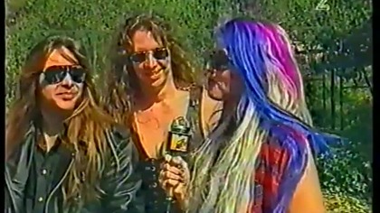 Manowar - Interview Athens 03/04/1994 (Greek TV - Headbangers Ball) European Tour '94