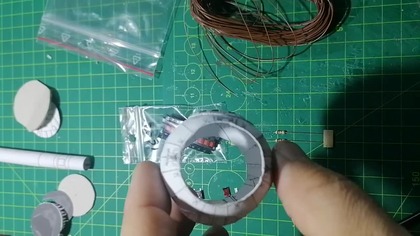 Przygotowania do oświetlenia LED SMD do kabiny TIE fighter #short #starwars