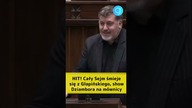 HIT! Cały Sejm śmieje się z Glapińskiego, show Dziambora na mównicy #shorts