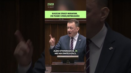 Błaszczak wytoczył grube działa! #shorts