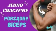 NIEDOCENIANE ĆWICZENIE na BICEPS - ZGINANIE ŁOKCIA z HANTLĄ w oparciu o kolano # CONCENTRATION CURL