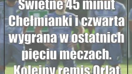 Świetne 45 minut Chełmianki i czwarta wygrana w ostatnich pięciu meczach.  Kolejny r...