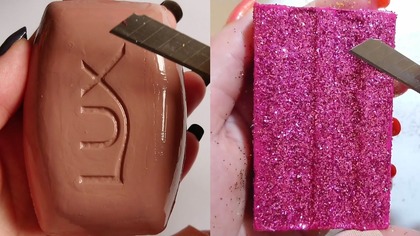 Soap Carving ASMR Relaxing Sounds no talking Satisfying ASMR Video #soapcarving #soapcuttingvideo