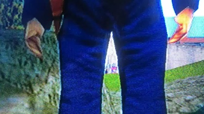 GTA 3 Policja - You are risking your life!...  on top of a car.