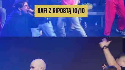 Rafi z ripostą 10/10 #freestyle #bitwaopołudnie #rap