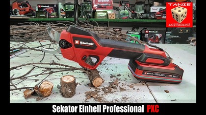 Mega przydatne narzędzie ogrodowe Sekator Akumulatorowy Einhell GP-LS 18/28 Li BL Mały ale Mocny :)
