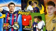 SPIĘCIA Gaviego i Viniciusa NA BOISKU! Kibice ODDALI HOŁD Messiemu! Real POKONAŁ Barcelonę 4:0!