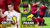 Gareth Bale GROZI Realowi SĄDEM! Piłkarze Milanu PRANKUJĄ PIĄTKA na treningu!