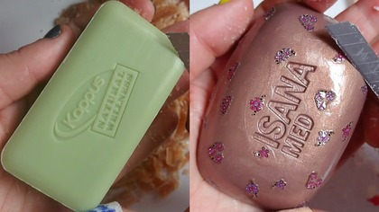 Soap Carving ASMR Relaxing Sounds no talking Satisfying ASMR Video