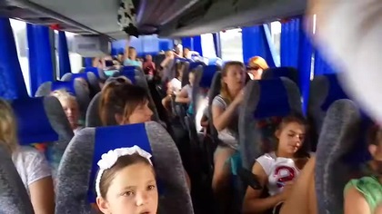 Schola Aniołki z Markuszowa - śpiewając podczas wycieczki do Świętokrzyskiej Polany