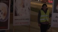 Antyaborcyjna wystawa na ulicach Szczecina