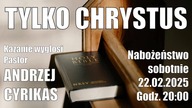 Nabożeństwo sobotnie - 22. 02. 2025 - LIVE