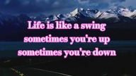 Life is like a swing | #motivation #motivational #quotes #shorts