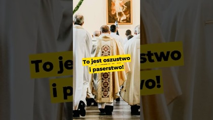 To jest oszustwo i paserstwo! #kościół #katolik #wiara #Biblia