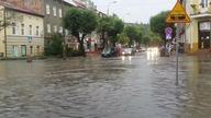 Zalane ulice w Gorzowie