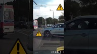 Zajechanie drogi na rondzie przez kobietę#shorts #rikordwidjo