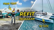 The first Neel trimaran renovation completed