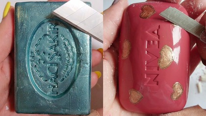 Soap Carving ASMR Relaxing Sounds no talking Satisfying ASMR Video