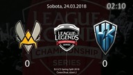 Vitality vs H2K / Cloud9 vs Team Liquid |PL| - Ćwierćfinały EU / NA LCS Spring Split 2018