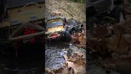 Trx4 Defender & Rcx10 LC70 Slow River Rock Crawling | MaxeeRc #shorts