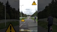 Ścieżka rowerowa obok, telefon przy uchu - rowerzysta #shorts #rikordwidjo