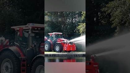 Strażacki ciągnik rolniczy #matheo780