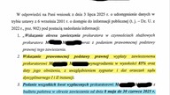 Prokurator skazany 19. 12 . 2022- biorący 6 lat wypłatę bez pracy - wyrok nieprawomocny od 2,5 roku.